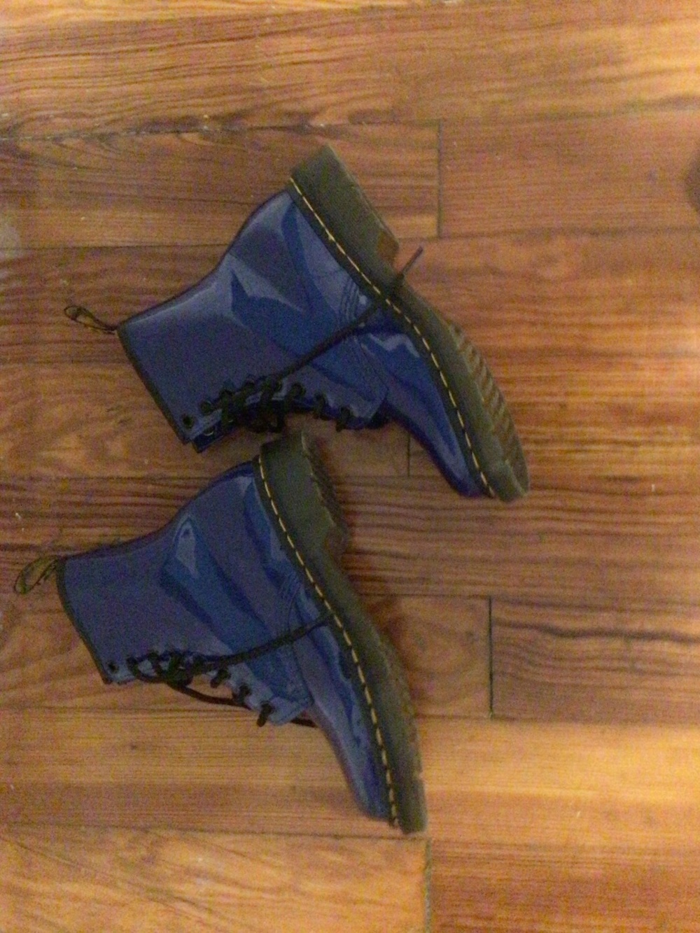 Blue Doc Martins